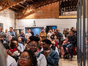 Pitch Night Attendees at the Boyd Innovation Center