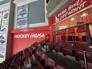 Picture of the Idaho Steelheads stadium of the newest released section of the CBH Hockey House