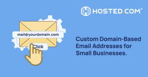 Hosted.com Email accounts with a custom business domain name address