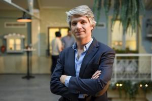 Portrait of Bruno Albuquerque, Beer Marketing Director at Super Bock Group and Board Member of NewCoffee, photographed in a professional setting.