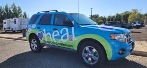A photo of the car from which Dr. Wilson delivers concierge care throughout Reno and Sparks.