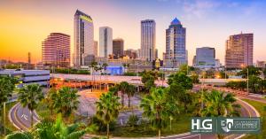 A view of the setting sun in a U.S. city as HLG brings updates on the launch of the Trump Gold Card program.