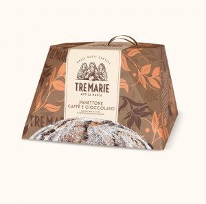 Panettone Tre Marie Coffee and Chocolate culinary cake