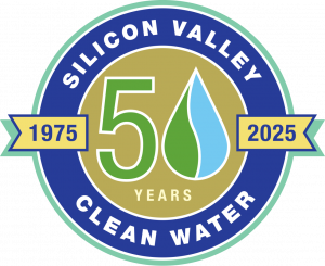 Silicon Valley Clean Water (SVCW) 50th anniversary badge