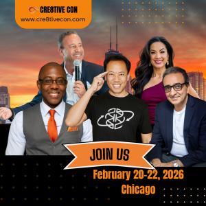 Jim Kwik, David Meltzer and James Orsini are headlining Cre8tive Con 2026 in Chicago.