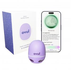 Ovul platform combines a saliva based at home device with intelligent software to deliver personalized insights across fertility, ovulation, perimenopause, and menopause.