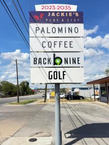 Back Nine Golf Pylon Sign Manufactured by Royal Signs & Awnings
