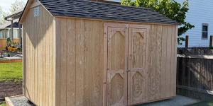 wooden garden sheds