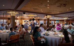 Character dining brings Disney friends to life on the Disney Adventure, © Disney
