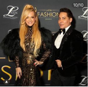 Consuelo Vanderbilt-Costin, Marco Maranghello (Photo Credit: Kasper Photography of Latin Fashion Week®)