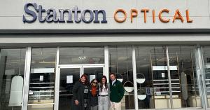 Stanton Optical Enid Staff Celebrating Grand Opening Ceremony