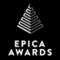 Epica Awards iconic white pyramid on a black background