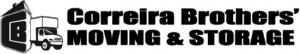 Correira Brothers Moving & Storage logo featuring company name and moving truck icon