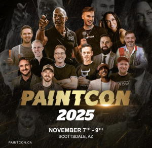 PaintCon promotional poster with key speakers