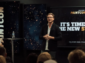 ResiBrands' CEO Steven Montgomery speaking at PaintCon