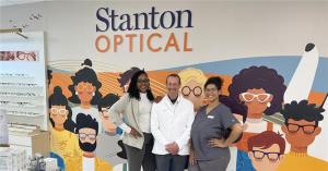 Stanton Optical Charleston Staff Celebrating Grand Opening Ceremony