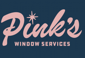 Best window cleaning service, Pink's logo