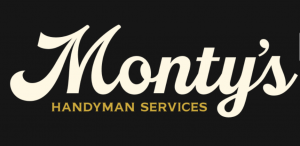 Logo for the company Monty's, a handyman service