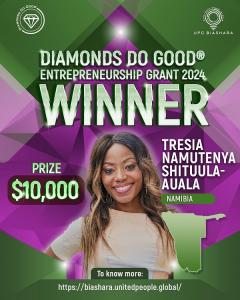 Tresia Shituula - DDG Grant Winner - Namibia