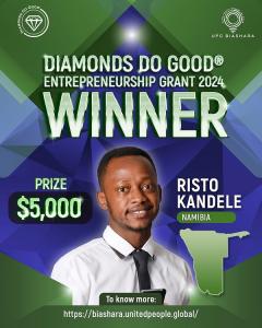 Risto Kandele - DDG Grant Winner - Namibia