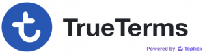 TrueTerms Logo with Powered by TopTick