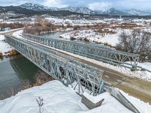 Acrow Bridge in Lincoln County, Wyoming