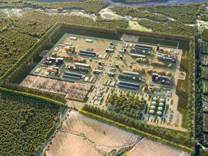 Render image of future HIF Global e-Fuels facility in Paysandú, Uruguay