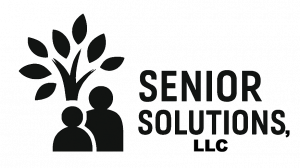 Logo for the Senior Solutions, LLC, the senior living management company