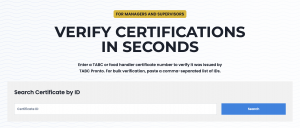 TABC Certification & Food Handler Certification Tool By TABC Pronto