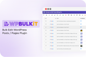 iThemeland bulk edit WordPress posts
