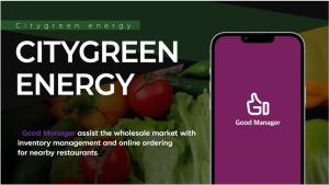  An image introducing CityGreenEnergy’s Good Manager app | Image by CityGreenEnergy