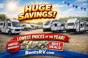 RV Closeout Event Announced With the Lowest Prices of the Year