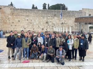 Faculty Fellowship participants on a previous trip to Israel