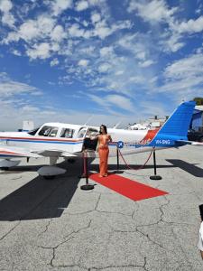 Rottnest Air Taxi 5 passenger aircraft ready for departure