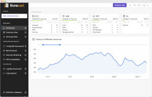 Runecast Analyzer supports AWS IAM, S3, EC2 and VPC