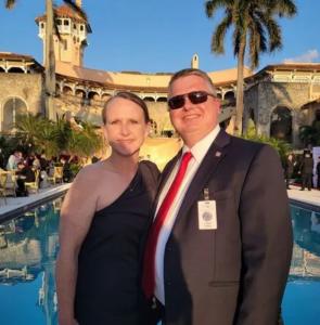 MR and MRS Jared Craig Visiting Mar-A-Lago at initiation of President Trump , Jared Craig, VFAF , Veterans for America First , Jared Craig for Congress