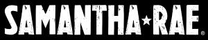 Samantha Rae logo in retro style, reflecting her brand’s timeless and modern appeal.