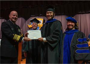 Naval Postgraduate School Fall Quarter graduation ceremony, Friday, Dec 19 with commencement speaker Vice Chief of Naval Operations Adm. James W. Kilby, celebrated the award of advanced degrees in defense-focused disciplines to 295 graduates.