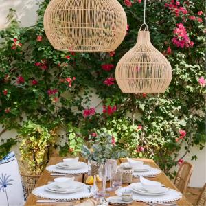 Modern pendant lights with minimalist geometric design