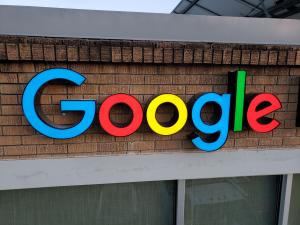 Google sign manufactured by Royal Signs & Awnings