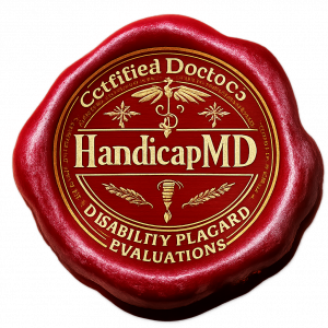 dmv handicap parking placards online