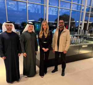 Left to right: Mohammad Alabbar, Marwan Al Garem, Dianna Desboyaux and Rami Ghazal.