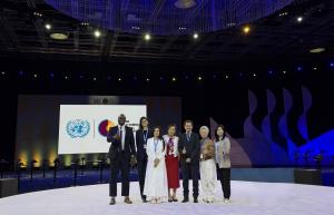 Global ESG Leadership Organization (ESGIN) at the UN Second World Summit for Social Development, Doha 2025, highlighting sustainable finance, social inclusion, and impact-driven governance.
