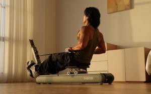 Tousains magnetic rowing machine for quiet operation at home