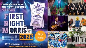 Buy Now: First Night Morris County 2026, December 31, 2025