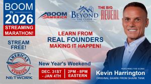 Boom in 2026 Entrepreneurship Marathon on the American Stories Network