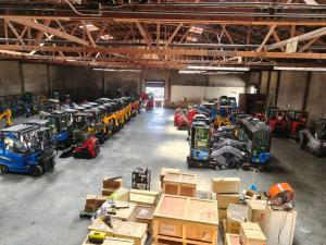 Machinery in TYPHON Machinery California Warehouse