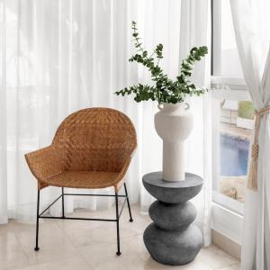 Outdoor side tables Dubai made from durable concrete