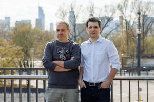 Dmitry Navosha und Maks Berezinski, Mitgründer von Tribuna.com.