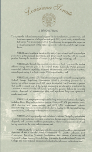 Louisiana Senate Resolution 1